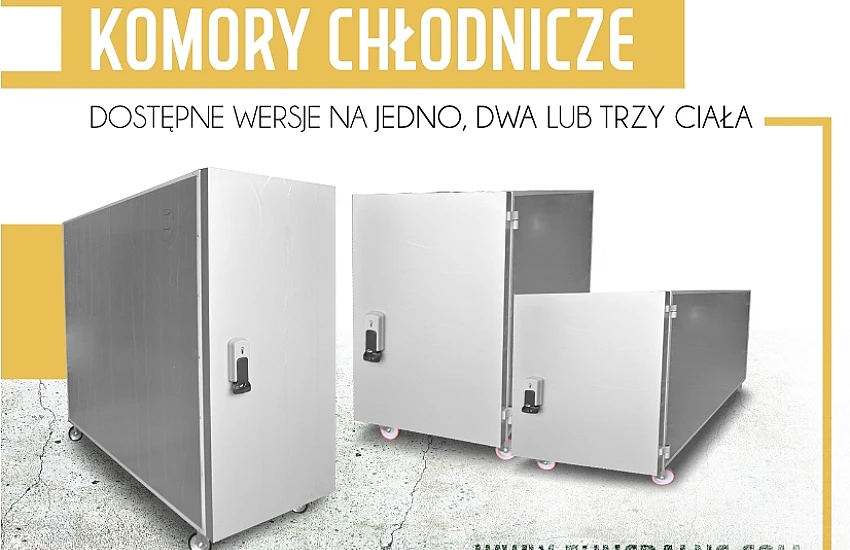 Chłodnie do przechowywania zwłok – Częstochowa, Śląsk. Profesjonalne rozwiązania funeralne od funeralne.com i Prima-Tech