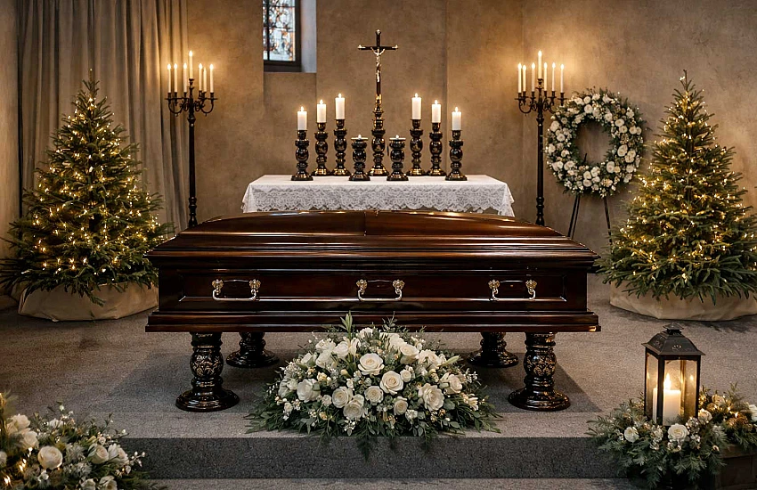 Świąteczne zestawy i promocje dla zakładów pogrzebowych - kompleksowe wyposażenie kaplicy na sezon ceremonii