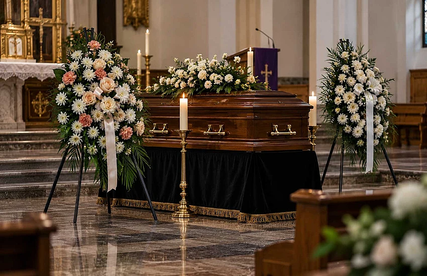 Pionowa pamięć. Dlaczego wieniec pogrzebowy musi stać – historia, symbolika i rola stojaka w ceremonii