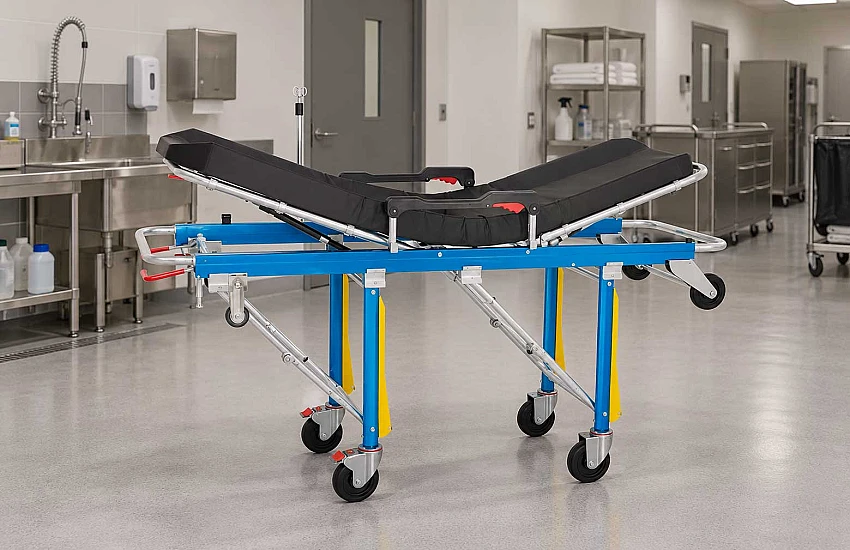 Nogami naprzód. Nosze na progu domu – od rzymskiej lektyki i latających ambulansów po nosze karetkowe model 3KB