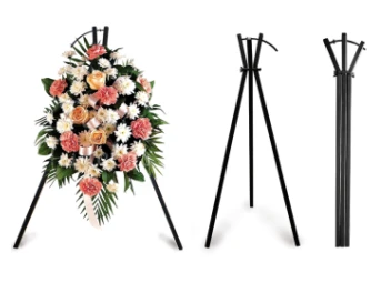 Stojak na kwiaty - 80cm, czarny